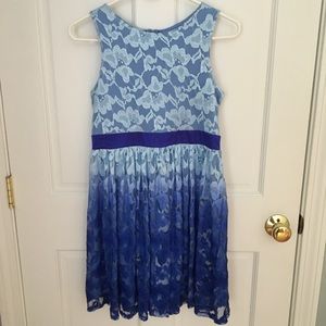Blue Ombré Dress Brand New With Tags